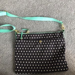 Fossil polka dot crossbody bag